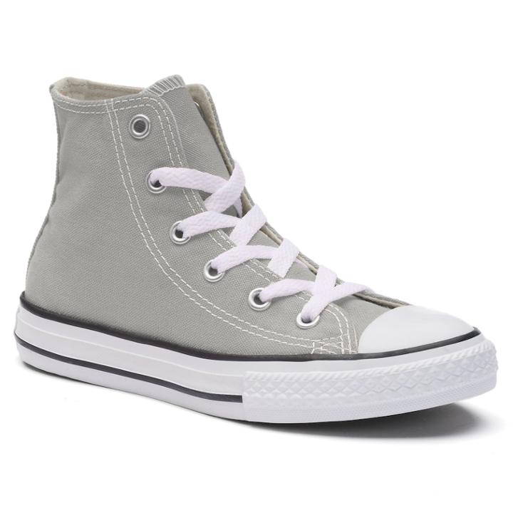 Kids' Converse Chuck Taylor All Star High Top Sneakers, Kids Unisex, Size: 11, Grey