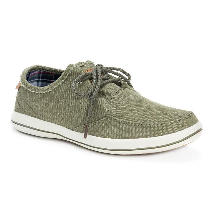 Muk Luks Josh Men's Boat Shoes, Size: Medium (10), Green