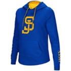 Women's San Jose State Spartans Crossover Hoodie, Size: Xxl, Blue (navy)