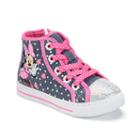 Disney's Minnie Mouse Toddler Girls' High-top Sneakers, Girl's, Size: 11, Blue
