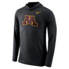 Men's Nike Minnesota Golden Gophers Dri-fit Hooded Tee, Size: Xxl, Black