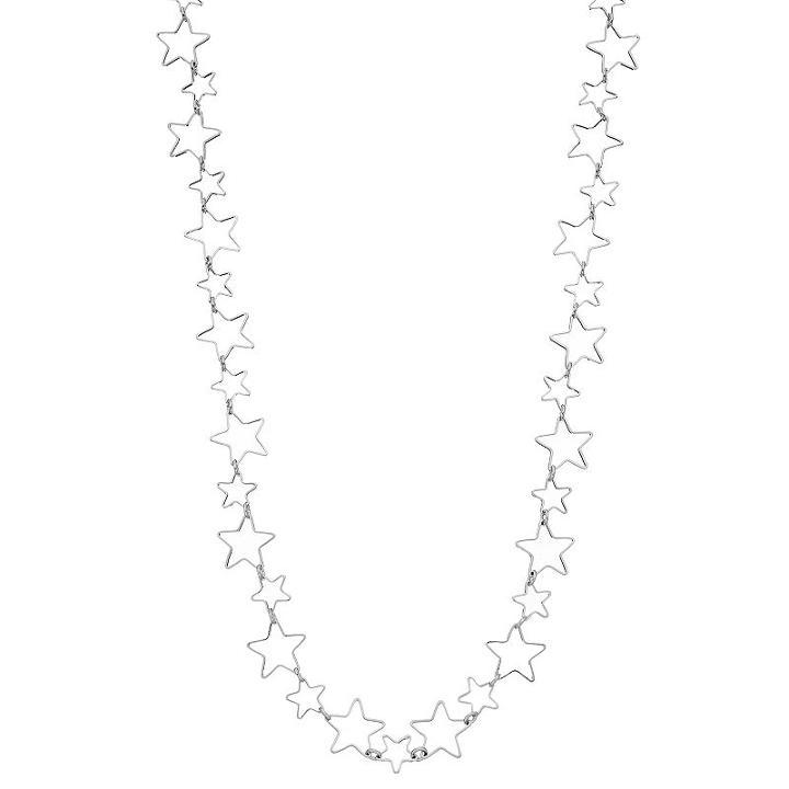 Long Star Link Necklace, Women's, Multicolor