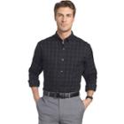 Men's Van Heusen Regular-fit Herringbone Stretch Button-down Shirt, Size: Xxl, Black
