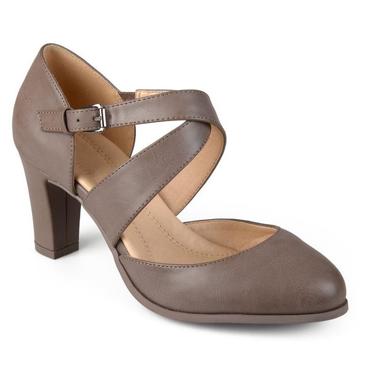 Journee Collection Ainsli Women's High Heels, Girl's, Size: 6.5, Lt Brown