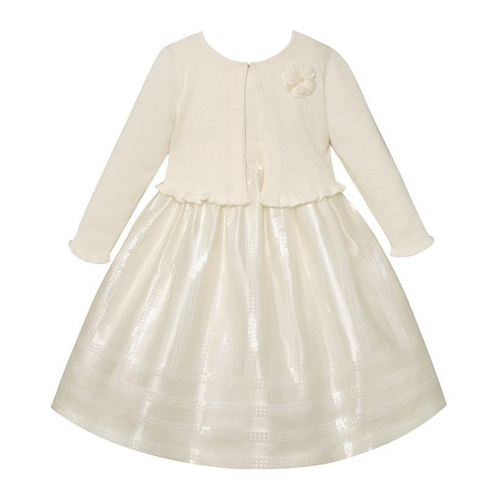 Girls 7-16 American Princess Sequin Dress & Shrug Set, Girl's, Size: 10, White Oth