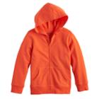 Boys 4-10 Jumping Beans&reg; Zip Hoodie, Size: 8, Med Orange