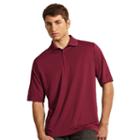 Men's Antigua Pique Performance Golf Polo, Size: Large, Dark Red