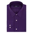 Men's Chaps Regular-fit Wrinkle-free Stretch Collar Dress Shirt, Size: 17 36/37, Lt Purple