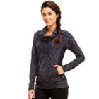 Women's Marika Balance Collection Happy Camper Cowlneck Hiking Top, Size: Large, Ovrfl Oth
