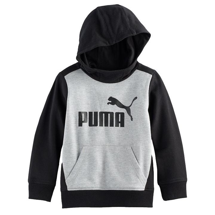 Boys 4-7 Puma Pullover Hoodie, Size: 6, Grey Other