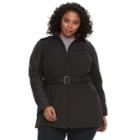 Plus Size Mo-ka Quilted Soft Shell Jacket, Women's, Size: 2xl, Black