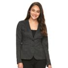 Women's Apt. 9&reg; Notch Collar Blazer, Size: 14, Black