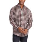 Big & Tall Chaps Classic-fit Plaid Button-down Shirt, Men's, Size: 3xb, White