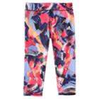 Girls 4-6x Adidas Practice Printed Carpi Leggings, Size: 5, Navy Print