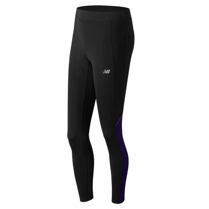 Women's New Balance Accelerate Workout Leggings, Size: Large, Drk Purple