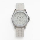 Vivani Watch - Women's Rubber, White