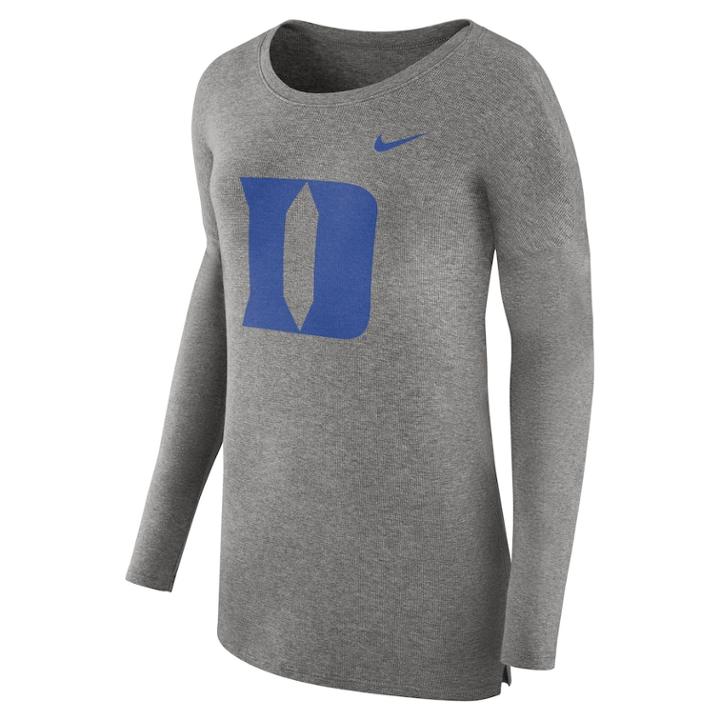 Women's Nike Duke Blue Devils Cozy Knit Top, Size: Xxl, Lt Beige
