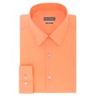 Men's Van Heusen Extreme Color Endurance Slim-fit Dress Shirt, Size: S 32-33, Lt Orange