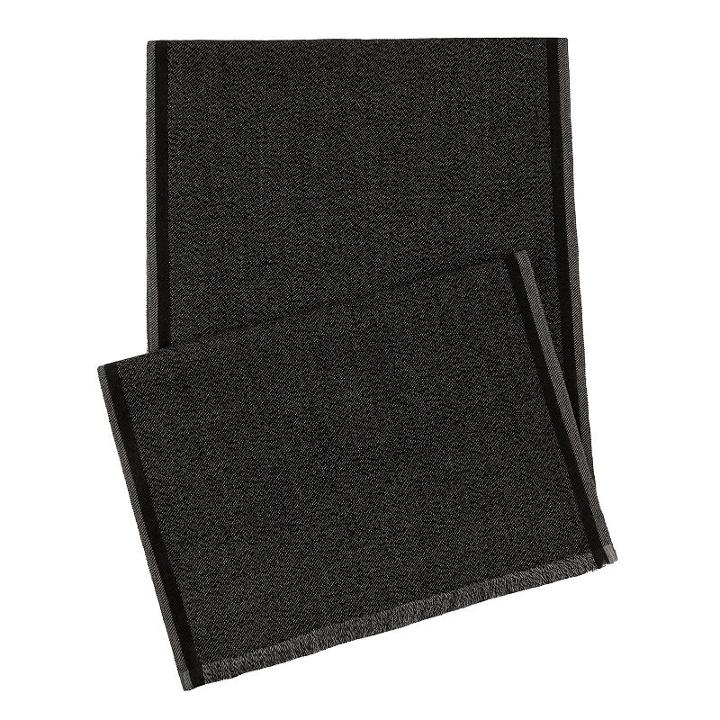 Men's Van Heusen Racer Tip Scarf, Grey (charcoal)