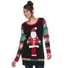 Women's Us Sweaters Holiday Tunic, Size: Xs, Black