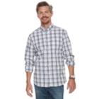 Men's Sonoma Goods For Life&trade; Modern-fit Stretch Poplin Button-down Shirt, Size: Medium, Med Grey