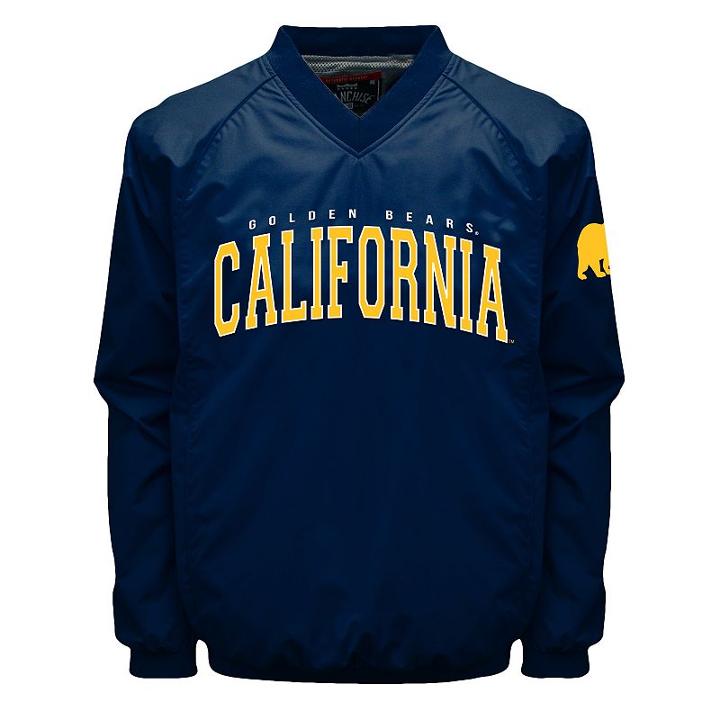 Men's Franchise Club Cal Golden Bears Coach Windshell Jacket, Size: Medium, Blue