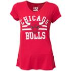 Women's Chicago Bulls Co-ed Tee, Size: Large, Red