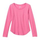 Plus Size Girls 7-16 So&reg; Perfectly Soft Rounded-hem Tee, Girl's, Size: 14 1/2, Brt Pink