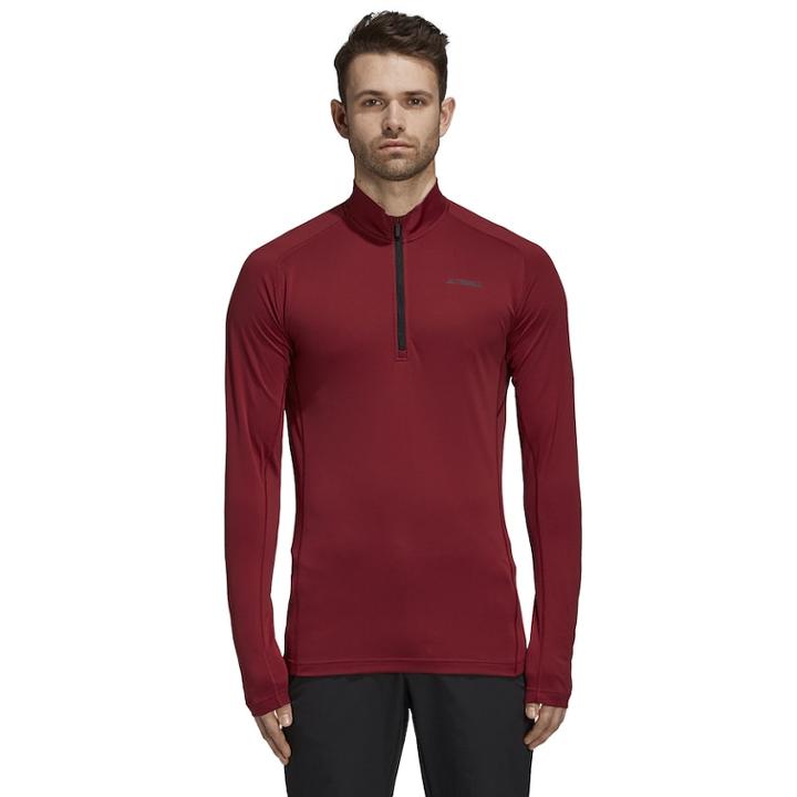 Men's Adidas Outdoor Terrex Tracerocker Climalite Half-zip Pullover, Size: Xl, Purple