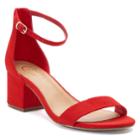 Candie's&reg; Cosmos Women's Block-heel Dress Shoes, Size: Medium (10), Med Red