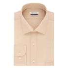 Men's Van Heusen Flex Collar Regular-fit Pincord Dress Shirt, Size: 16.5-34/35, Beige