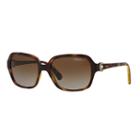 Vogue Vo2994s 57mm Square Gradient Polarized Sunglasses, Women's, White Oth