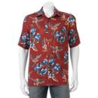 Big & Tall Batik Bay Classic-fit Tropical Button-down Shirt, Men's, Size: Xl Tall, Med Red