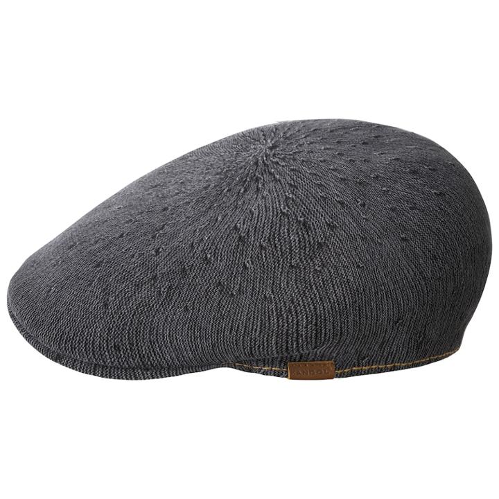 Men's Kangol Indigo 507 Curved Peak Flat Ivy Cap, Size: Medium, Black