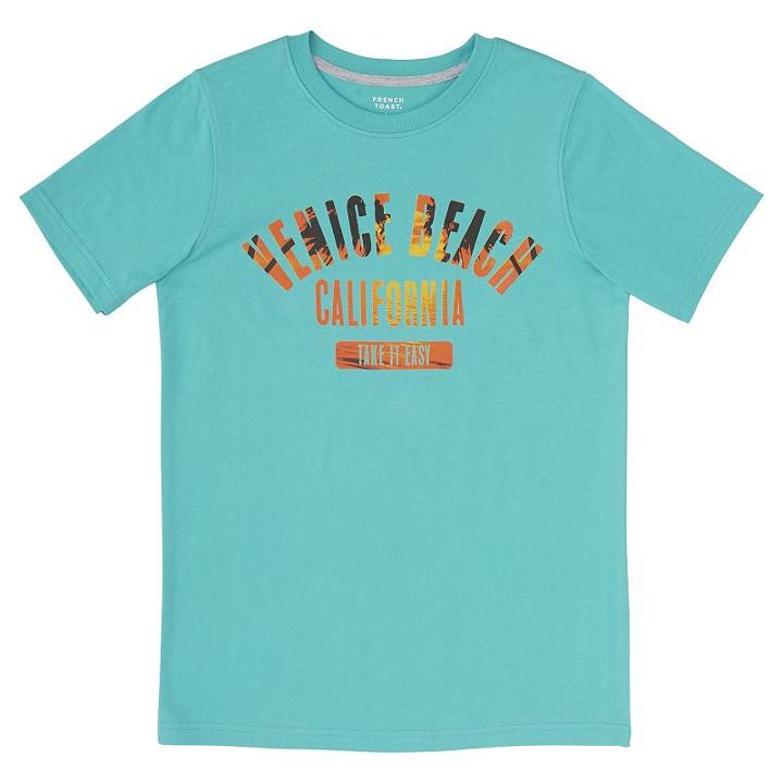 Boys 8-20 French Toast Graphic Tee, Boy's, Size: Medium, Turquoise/blue (turq/aqua)
