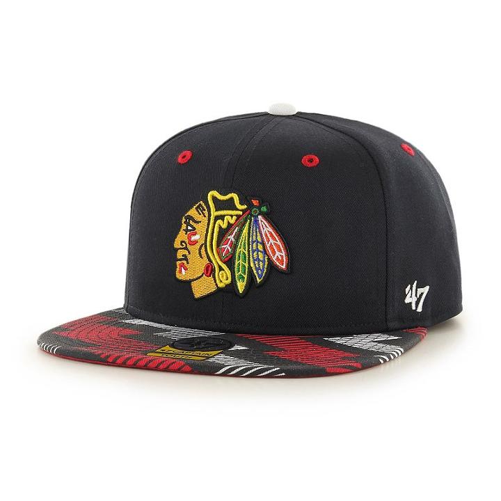 Youth '47 Brand Chicago Blackhawks Nunchuck Adjustable Cap, Boy's, Multicolor