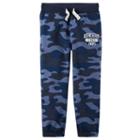 Boys 4-7 Carter's Basic Fleece Pants, Size: 6, Blue Camo
