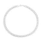 Sterling Silver Oval Link Necklace, Women's, Size: 18, White