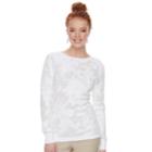 Women's Elle&trade; Floral Jacquard Crewneck Sweater, Size: Xs, White