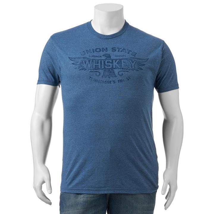 Big & Tall Sonoma Goods For Life&trade; Union State Whiskey Tee, Men's, Size: L Tall, Red Overfl