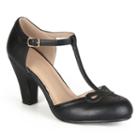 Journee Collection Parley Women's Mary Jane Heels, Girl's, Size: Medium (11), Black