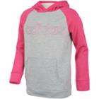 Girls 7-16 Adidas Colorblock Hooded Sweatshirt, Size: Medium, Brt Pink