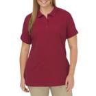 Plus Size Dickies Solid Pique Polo, Women's, Size: 1xl, Brt Red