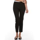 Petite Croft & Barrow&reg; Pull-on Ankle Pants, Women's, Size: 12 Petite, Black