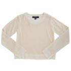 Girls 4-6x French Toast Marled Lurex Sweater, Size: 6x, Gold