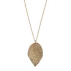 Mudd&reg; Leaf Pendant Necklace, Women's, Size: 30, Multicolor