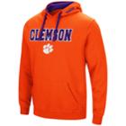 Men's Clemson Tigers Pullover Fleece Hoodie, Size: Xl, Drk Orange