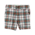 Baby Boy Carter's Plaid Flat Front Shorts, Size: 24 Months, Ovrfl Oth