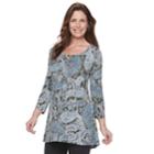 Women's Croft & Barrow&reg; Seamed Tunic, Size: Xl, Green