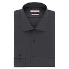 Big & Tall Van Heusen Flex-collar Dress Shirt, Men's, Size: 18.5 36/7b, Grey (charcoal)